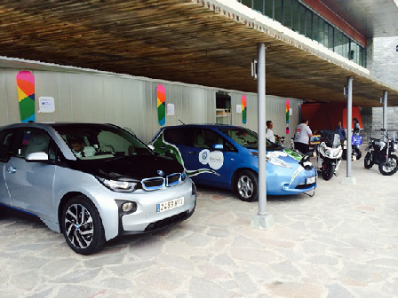 coches electricos Caravana de  turismo sostenible